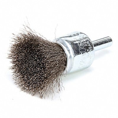 Crimped Wire End Brush Stainless Steel