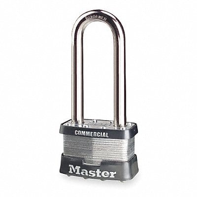 Keyed Padlock 15/16 in Rectangle Silver