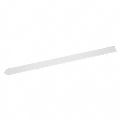 Blank Warning Stake White 66 H