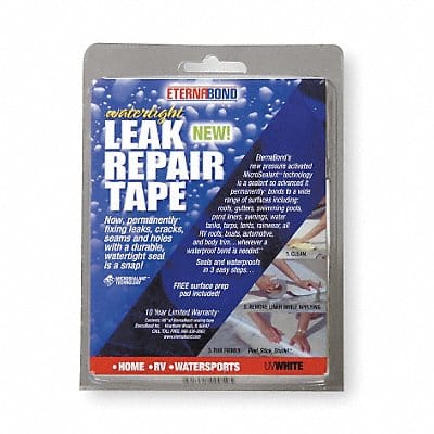 Roof Repair Tape Kit 4 In x 5 Ft White