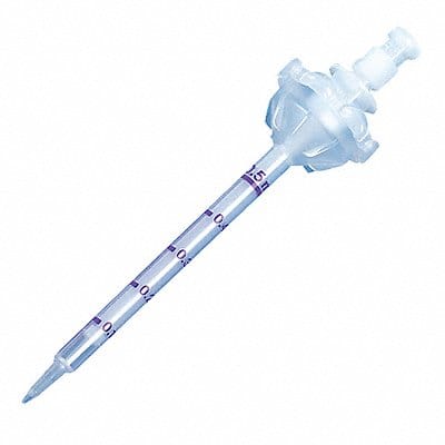 Dispenser Syringe Tip Clear 500uL PK100