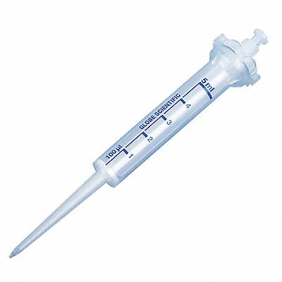 Dispenser Syringe Tip Clear 500uL PK100