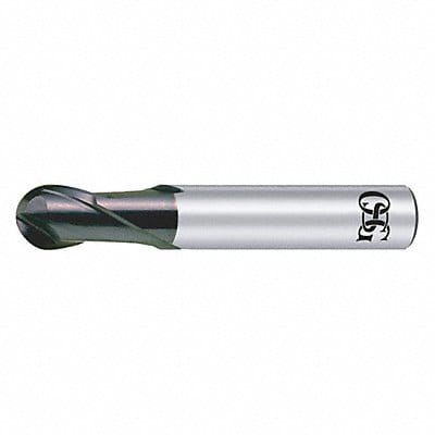 Ball End Mill Single End 3/16 Carbide