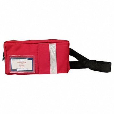 Fanny Pack Red 10-1/2 In.L 10-1/2 In.W