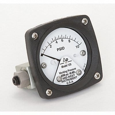 D0754 Pressure Gauge 0 to 10 psi