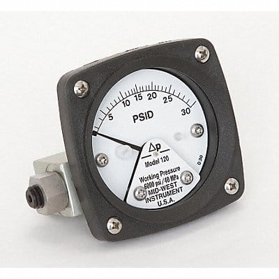 D0754 Pressure Gauge 0 to 30 psi