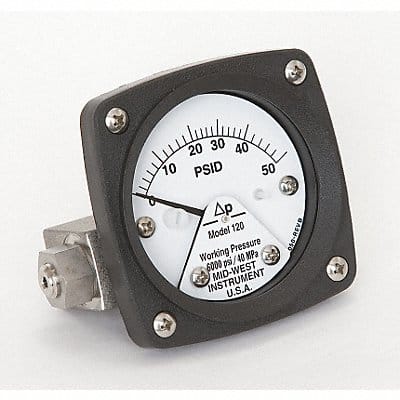 D0755 Pressure Gauge 0 to 50 psi