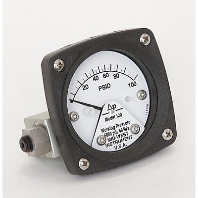 D0755 Pressure Gauge 0 to 100 psi