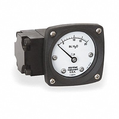 D0756 Pressure Gauge 0 to 20 In H2O