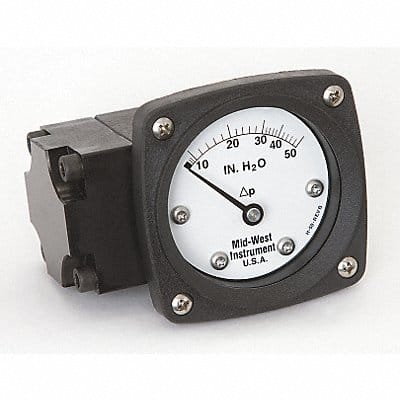 D0756 Pressure Gauge 0 to 50 In H2O