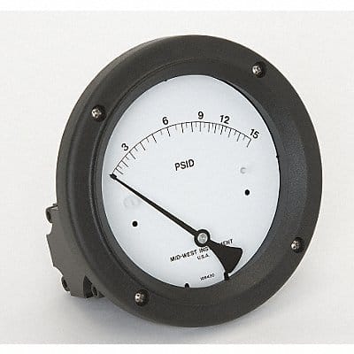 D0758 Pressure Gauge 0 to 15 psi