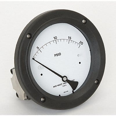 D0758 Pressure Gauge 0 to 20 psi