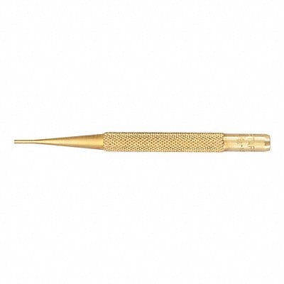 Brass Drive Pin Punch 1/16 In Tip 4 In L