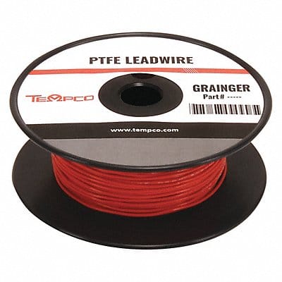 High Temp Lead Wire 22AWG 100ft Red