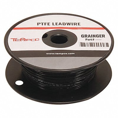 High Temp Lead Wire 22AWG 100ft Blk