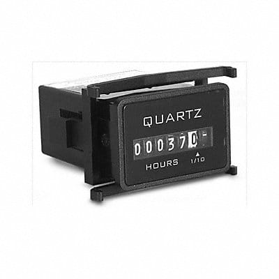 Hour Meter AC Quartz Polymer Flush