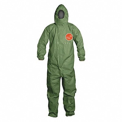 J6007 Coveralls S Grn Tychem 2000 SFR PK4