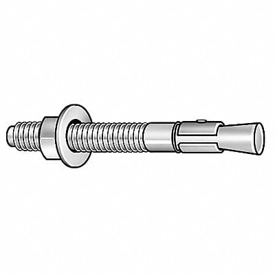 Wedge Anchor 3/4 -10 Steel 3/4 in PK10