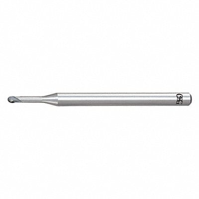 Ball End Mill Single End 0.60mm Carbide