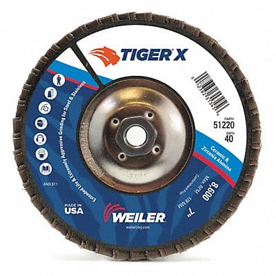 J1586 Flap Disc 7 in x 40 Grit 5/8-11