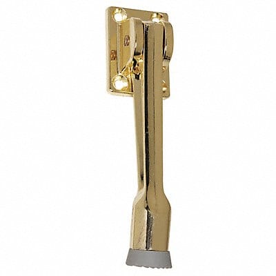 Lever Door Holder Satin Brass Cast Brass