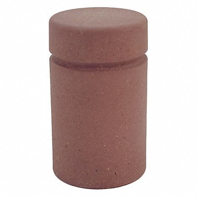 Decorative Bollard 30 in H Red Concrete