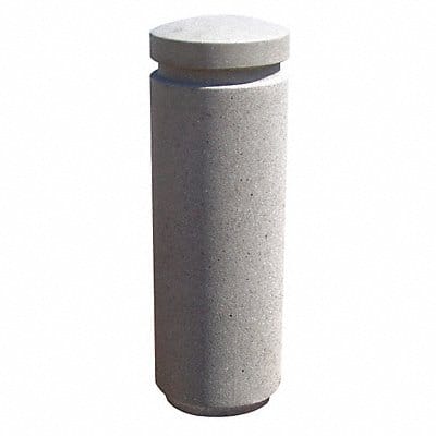 Decorative Bollard 36 in H Gray Concrete