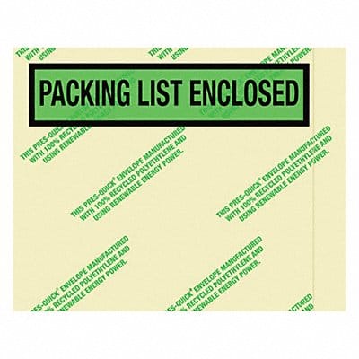 Packing List Envelope Gen Purpose PK1000