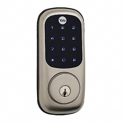 Electronic Keyless Deadbolt Satin Nickel