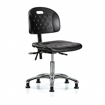 Poly Chair Chrome Low Tilt Stat Blk