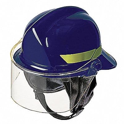 Fire Helmet Blue Modern