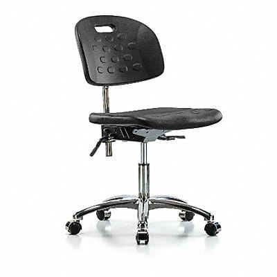 Poly CR Chair Desk Tilt Casters Blk