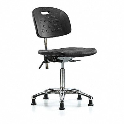 Poly CR Chair Med Tilt Glides Blk