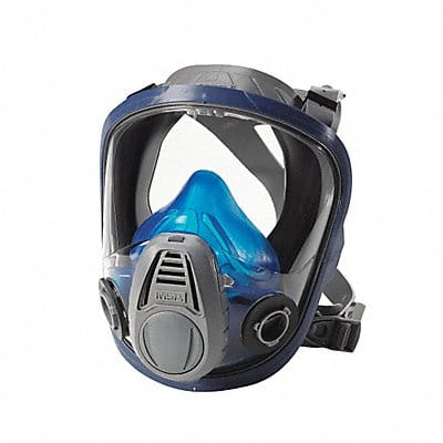 Full Face Respirator L Blue Gray