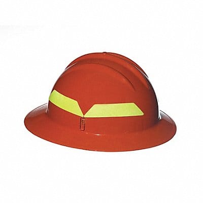 Fire Helmet Orange Full-Brim