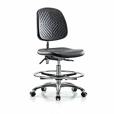 Poly CR Chair Med Med Back Cast Blk