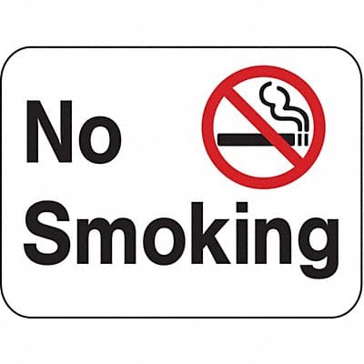 No Smoking Sign 18 inx24 in Aluminum