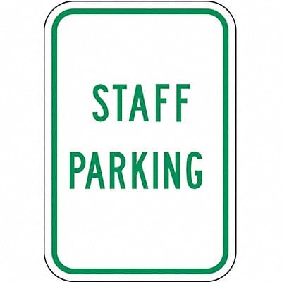 Staff Parking Sign 18 x 12