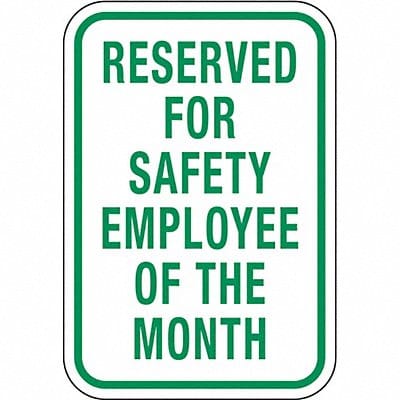 Employee Parking Sign 18 x 12