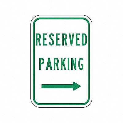 Reserved Parking Sign 18 x 12