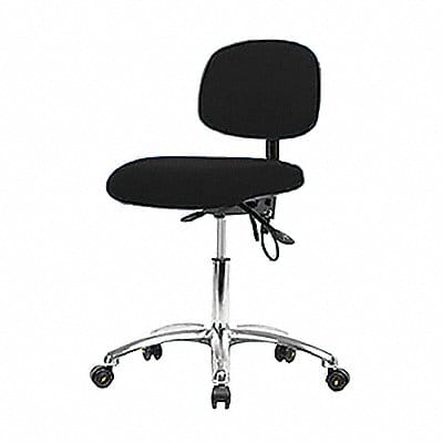 Fabric ESD Chair Desk Tilt Cstrs Blk