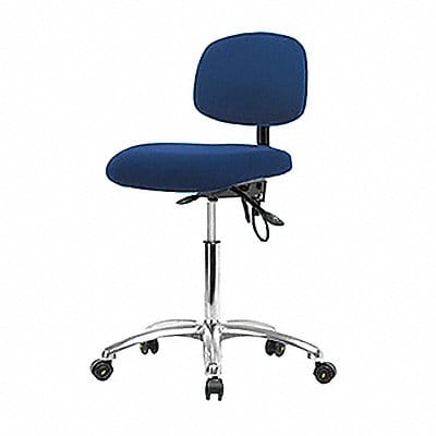 Fabric ESD Chair Med Tilt Cstrs Blue