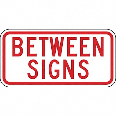 Between Signs Parking Sign 6 x 12