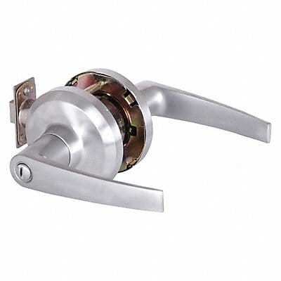 Door Lever Lockset Satin Chrome