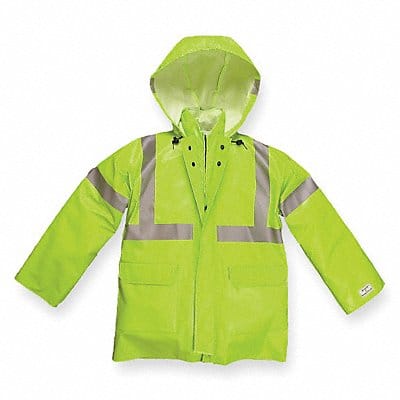 D0642 Arc Flash Rain Jacket Cat 1 Ylw/Grn S