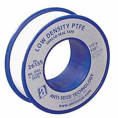 Thread Sealant Tape 1/2 W White