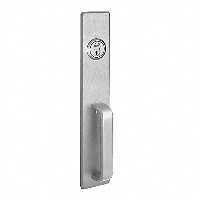 Exit Device Trim Silver Overall 2-3/4 W