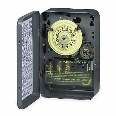 Electromechanical Timer 24-Hr DPST 40A