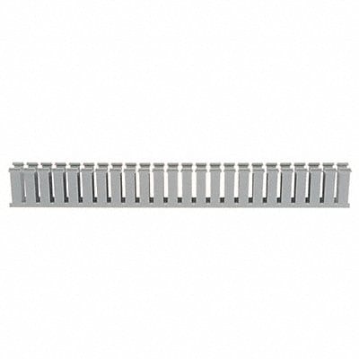 Wire Duct Wide Slot Gray 1.26 W x 3 D