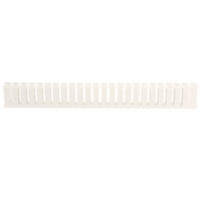 Wire Duct Wide Slot White 1.26 W x 3 D